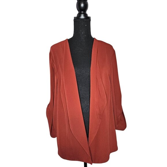 Torrid Womens Lenny Open Front Drape Roll Tab Sleeves Kimono/Cardigan Women 4X - Picture 4 of 8